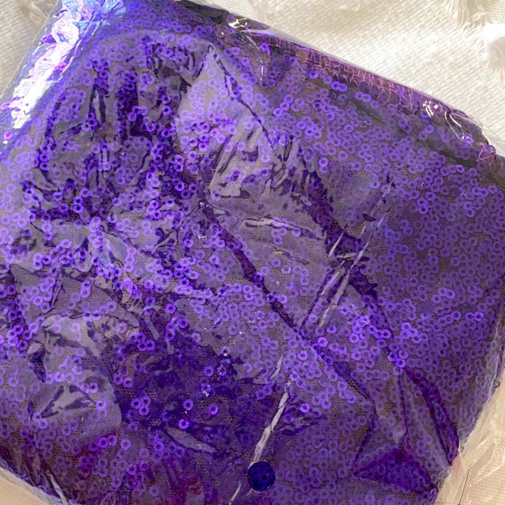 Sequin tablecloth